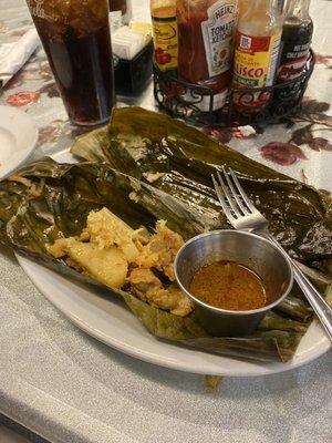 Tamales de pollo