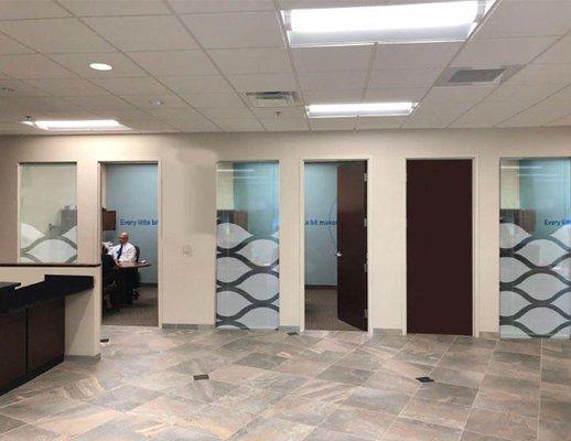 BayPort Credit Union branch interior view