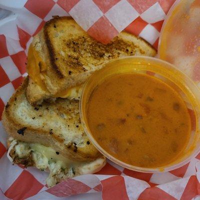 Crab grilled cheese