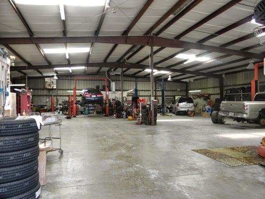 Inside "The Shop" -- where all the action happens!