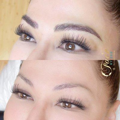 If you're looking for fuller eyebrows.  Nanohairstrokes would be the way to go.