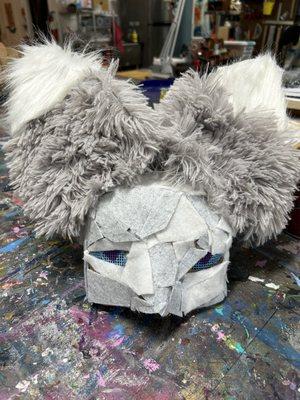 Cool Wolf mask by Hannah