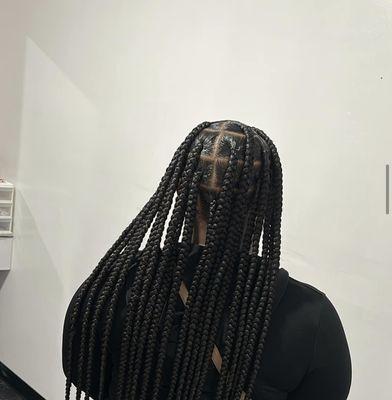 Large box braids 70$ any length