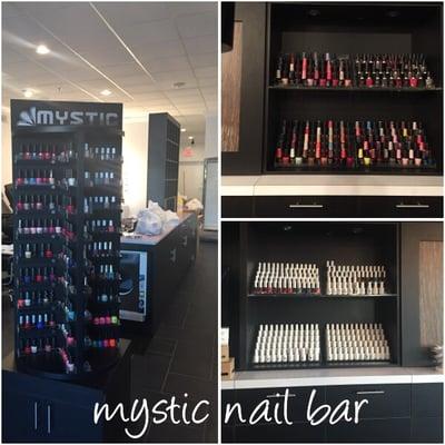 Our polish selection, over 300 colors in gel polish and 500 regular nail polish, you're sure to find one you'd fall in love with