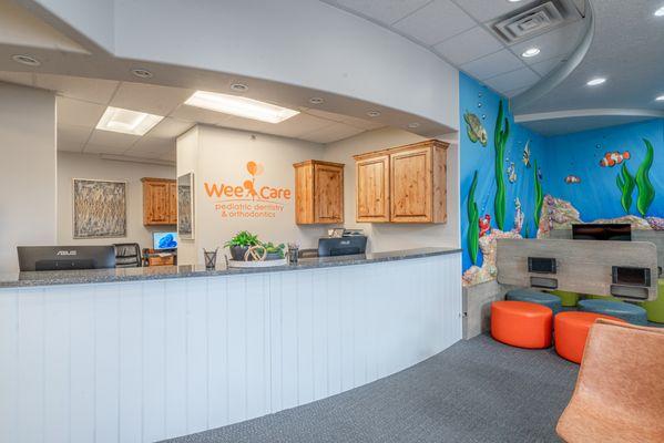 Wee Care Syracuse Dental & Orthodontics front reception area