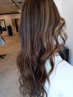 Balayage highlights