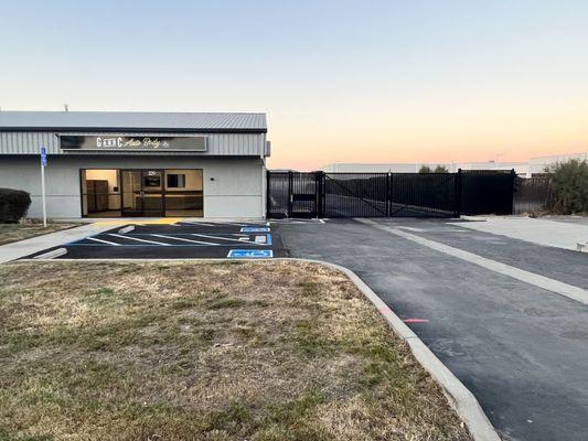 Visit us in Modesto! Exterior of our building.