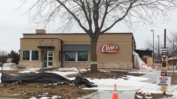 Side of new Raising Canes