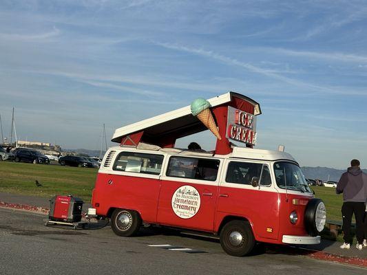 Charming truck.., with Alcatraz in the far distance