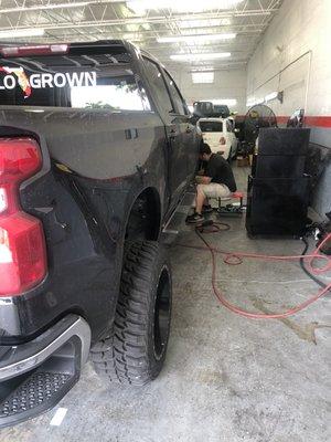 6.5 inch lift on a 2020 Chevy Silverado