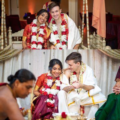 Tamil Brahmin fusion Indian wedding photographer