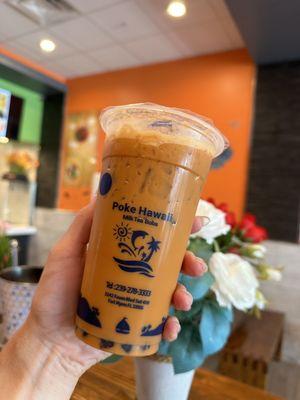 Thai Tea with boba