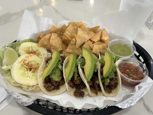 Milanesa tacos