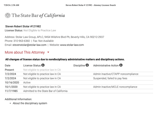 Stolar Law Group, APLC