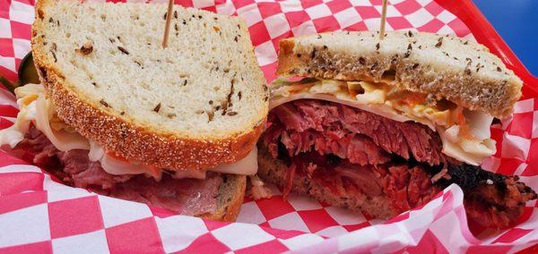 Thick Cut pastrami on rye the norm 20 bucks