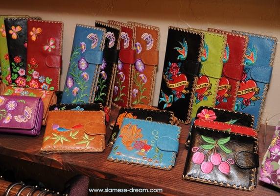 So many people buy these embroidered wallets for gifts - and I think they end up giving them to themselves...