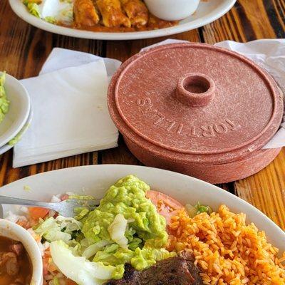 Carne asada plate