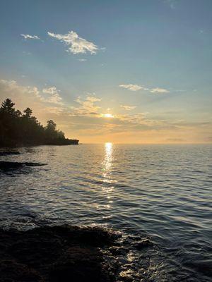 Presque Isle Park: Black Rocks / Presque Isle Point - the best spot for sunset!