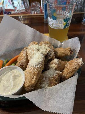 Best Garlic Parmesan wings around!