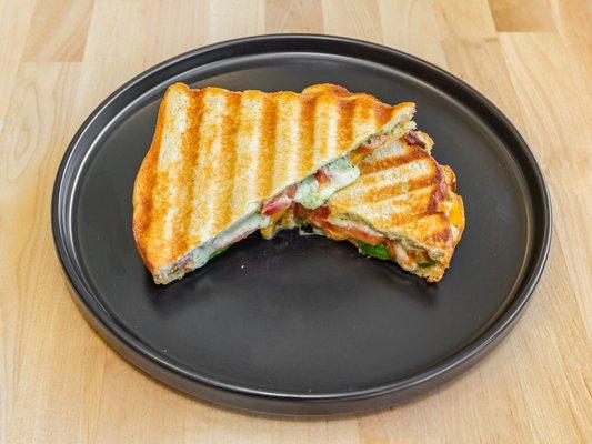 Pesto grilled cheese