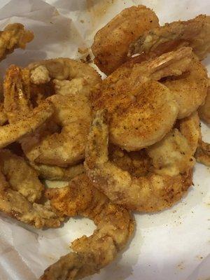 Fried shrimp. Good size.