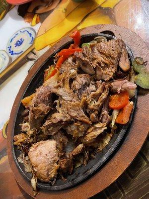 Pork carnitas (large portion and really moist)