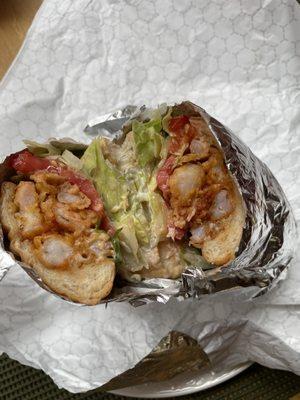 Shrimp po' boy