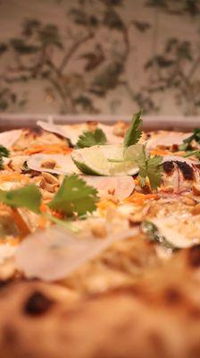 Khao soi pizza  (pop up) fire!!