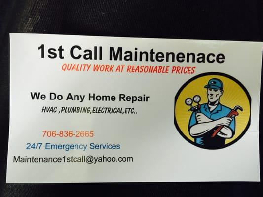 1st Call Maintenance