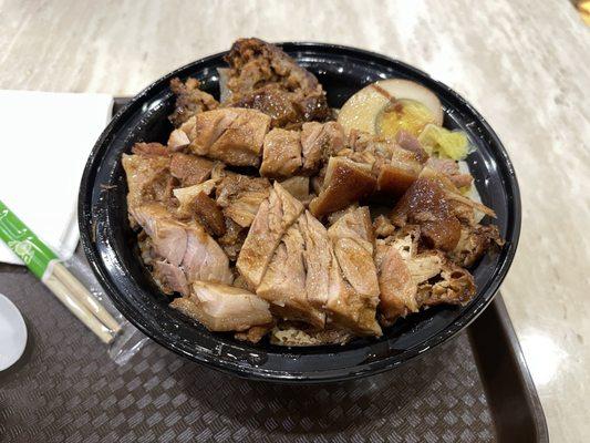 Pork rice bowl