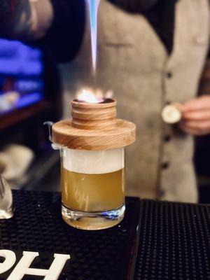 Get toasty with the Around The Campfire Old Fashioned!