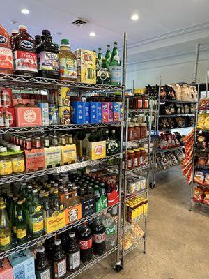 Inside the store-- clean and great selection of snacks and treats