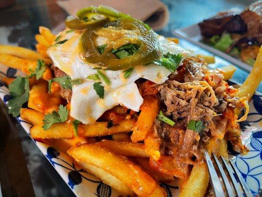 Gangnam Kimchi Fries Plate