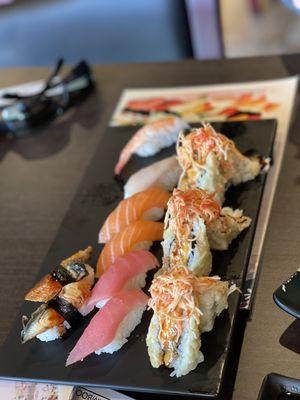 Out of Control Roll + nigiri