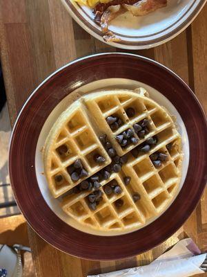 Belgium waffle platter