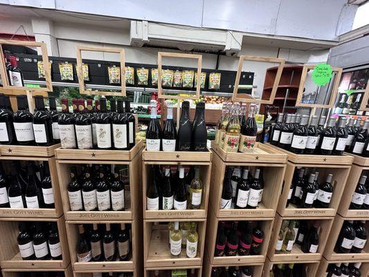 Large wine selection