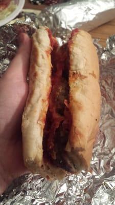 Meatball sub - their bread is super sweet and doesn't taste good with Italian