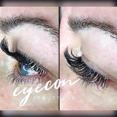 Classic lashes on this beautiful client.