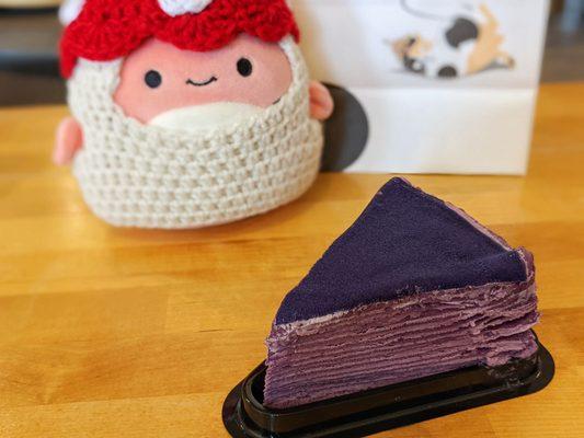 Ube crepes :D ricky and his desserts