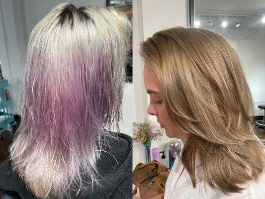 Hair By Jenn Allbritton * Before & After Color Transformation