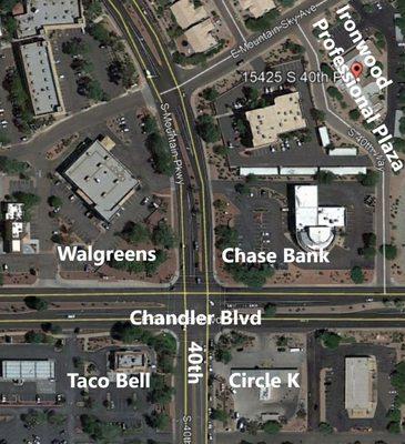 T3 Ahwatukee Office located near 40th & Chandler Blvd