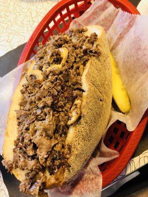 Mushroom Cheesesteak