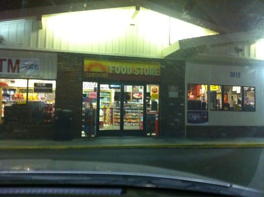 There's also a food store for snacks & drinks.