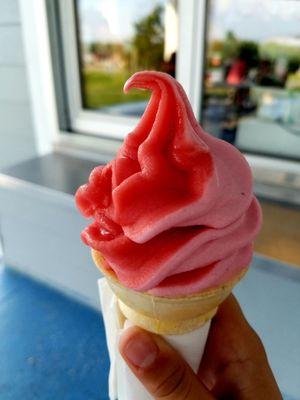 Dole strawberry and watermelon twist kiddie cone.