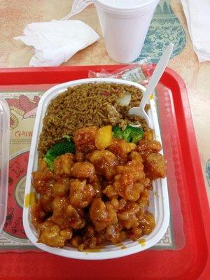 Orange chicken yum