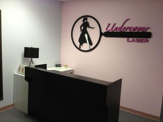 Reception area at Undercover Laser.