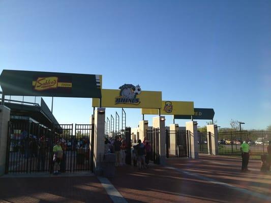 Gateway of the stadium