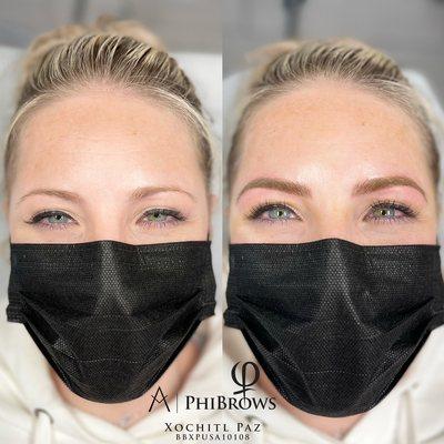 Combination Microblading+Shading