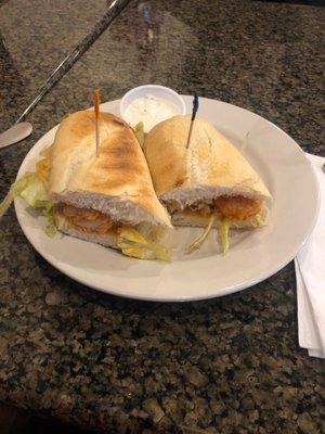 Buffalo chicken Buffalo Shrimp Po Boy Sandwich