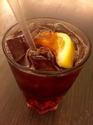 Blackberry iced tea